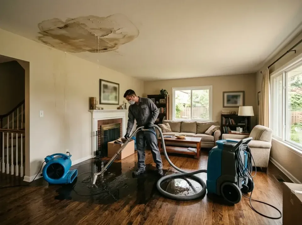attic-pipe-burst-ceiling-drip-008 — frequently asked questions, Water Damage Restoration & Carpet Care in Forest Hills, TN